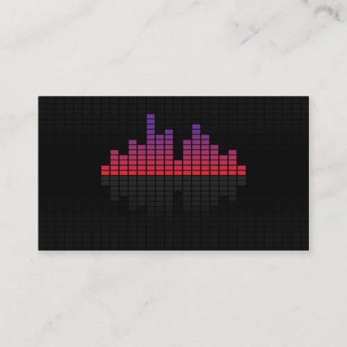 Equalizer - Purple Business Cards