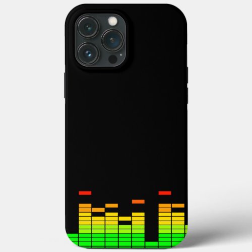 Equalizer Vibes from the Beat of DJ Music iPhone 13 Pro Max Case
