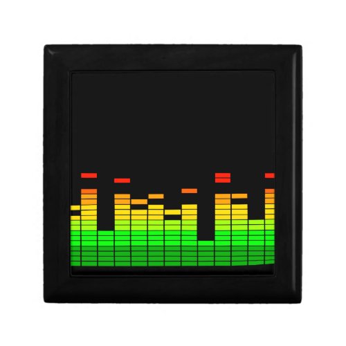 Equalizer Vibes from the Beat of DJ Music decor Gift Box