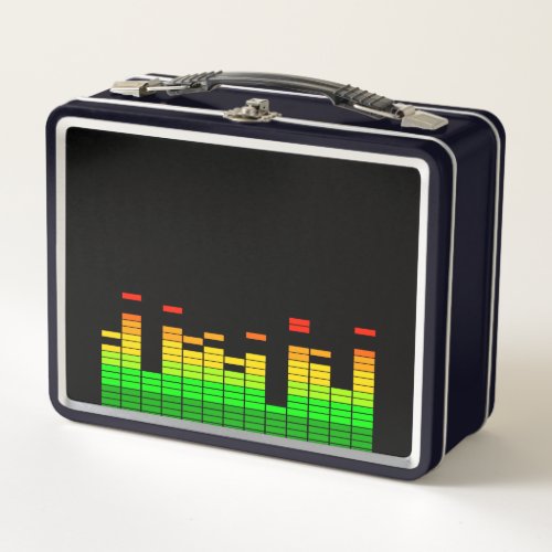 Equalizer Vibes from the Beat of DJ Music Metal Lunch Box