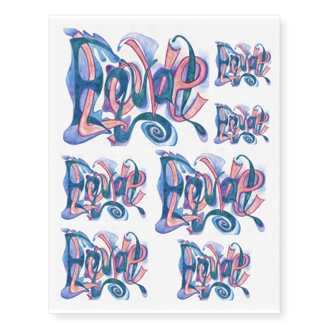 equallove temporary tattoos (Front)