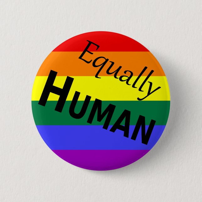 Equally Human Button (Front)