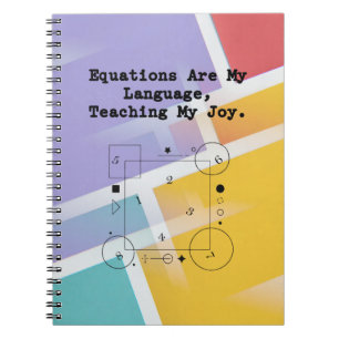 Equations My Language Teaching My Joy Math Notebook