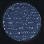 Equations of Math and Science Paper Plates<br><div class="desc">All of the most famous equations of mathematics combined into one design.</div>