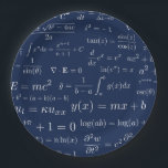 Equations of Math and Science Paper Plates<br><div class="desc">All of the most famous equations of mathematics combined into one design.</div>