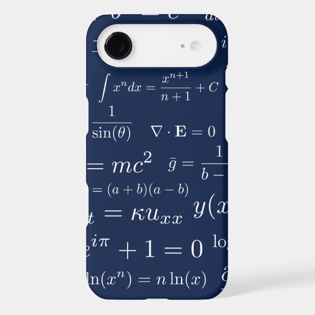 Equations of Math and Science Phone Case (Back)