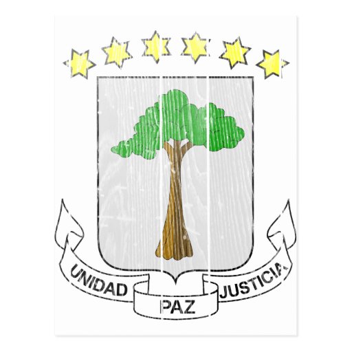 Equatorial Guinea Coat Of Arms Postcard | Zazzle