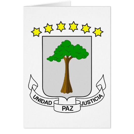 equatorial guinea emblem cards (Front)
