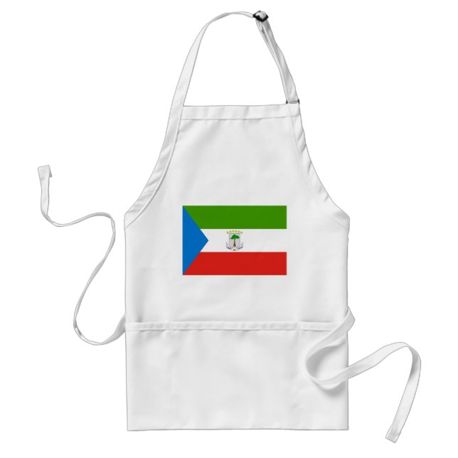 Equatorial Guinea Flag Adult Apron (Front)