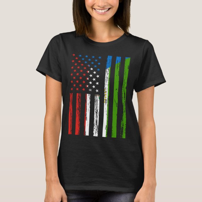 Equatorial Guinea Flag America US  Equatorial Guin T-Shirt (Front)