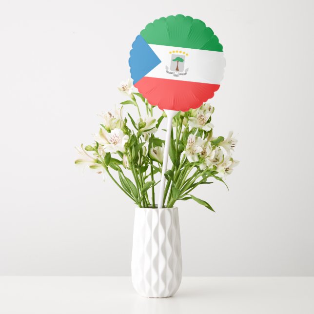 Equatorial Guinea flag Balloon (Vase)