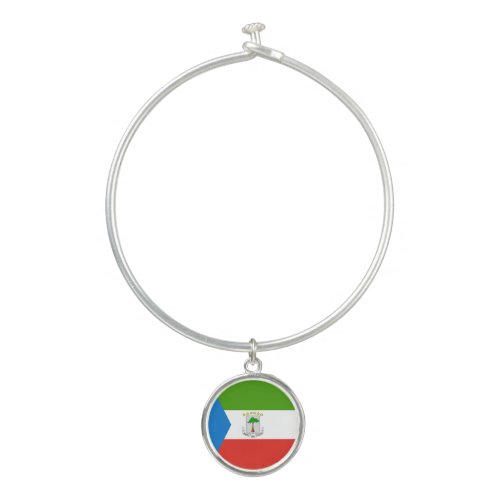 Equatorial Guinea Flag Bangle Bracelet