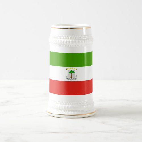 Equatorial Guinea Flag Beer Stein