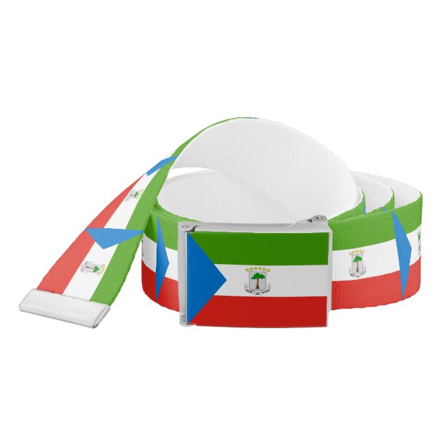 Equatorial Guinea Flag Belt (Snake)