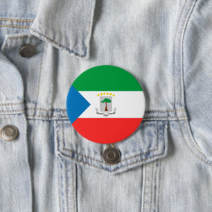 Equatorial Guinea flag Button
