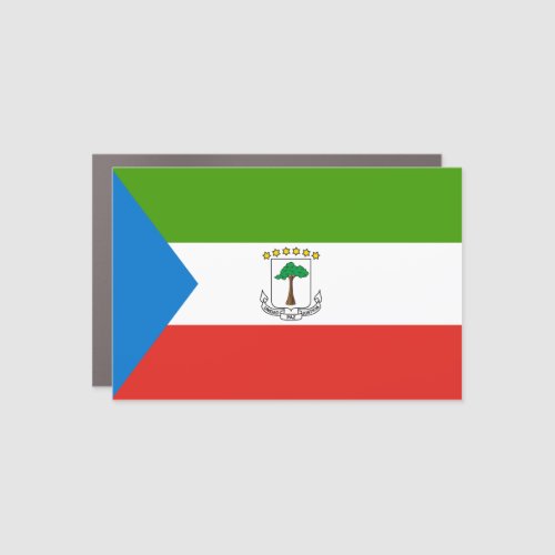 Equatorial Guinea Flag Car Magnet