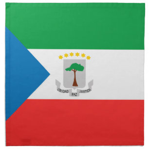 Equatorial Guinea flag Cloth Napkin