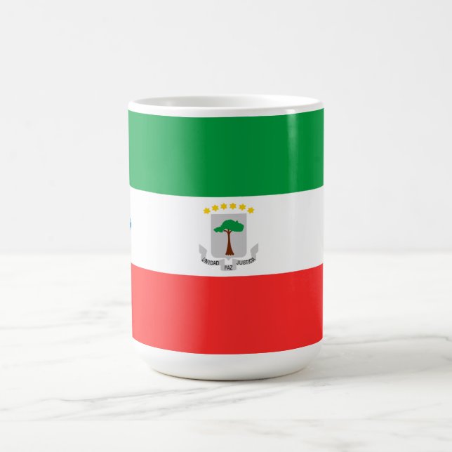 Equatorial Guinea flag Coffee Mug (Center)