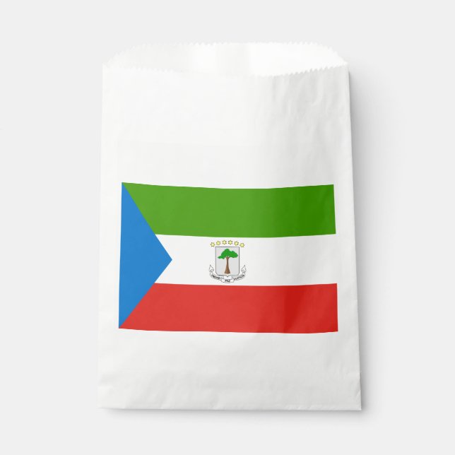 Equatorial Guinea Flag Favor Bag (Front)