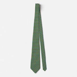 Equatorial Guinea Flag Hearts Tie