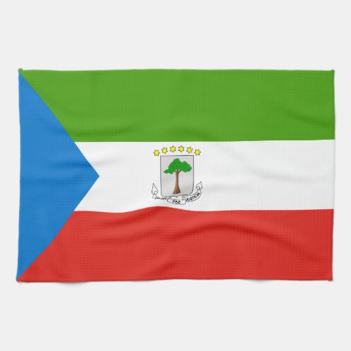Equatorial Guinea Flag Kitchen Towel