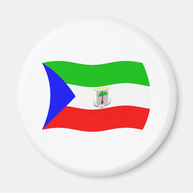 Equatorial Guinea Flag Magnet (Front)