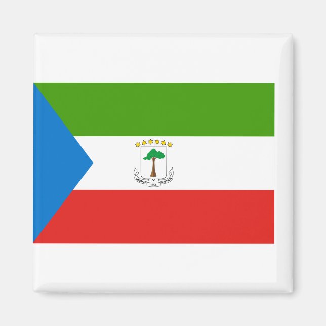 Equatorial Guinea Flag Magnet (Front)