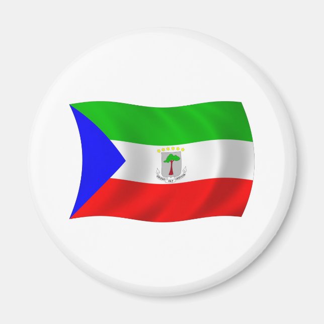 Equatorial Guinea Flag Magnet (Front)