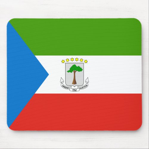 Equatorial Guinea Flag Mouse Pad