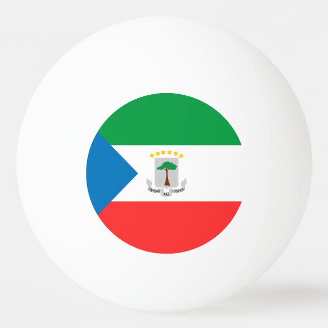 Equatorial Guinea flag Ping Pong Ball (Front)