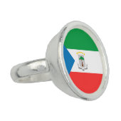 Equatorial Guinea flag Ring (Side)
