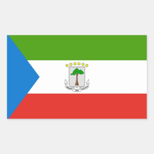 Equatorial Guinea Flag Sticker