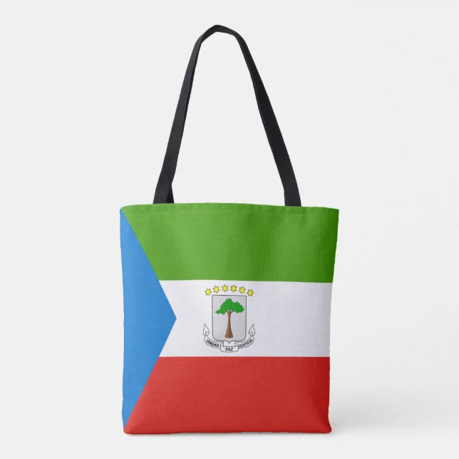 Equatorial Guinea Flag Tote Bag (Back)