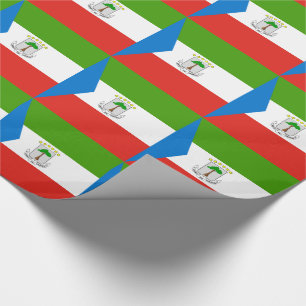 Equatorial Guinea Flag Wrapping Paper
