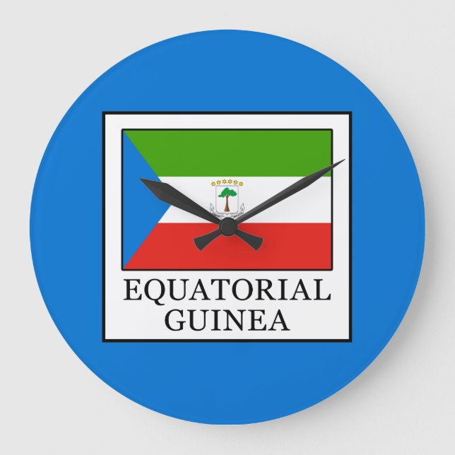 Equatorial Guinea Large Clock (Front)