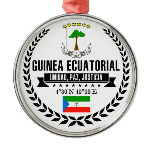 Equatorial Guinea Metal Ornament
