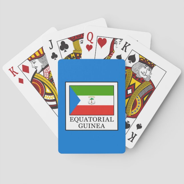 Equatorial Guinea Poker Cards (Back)