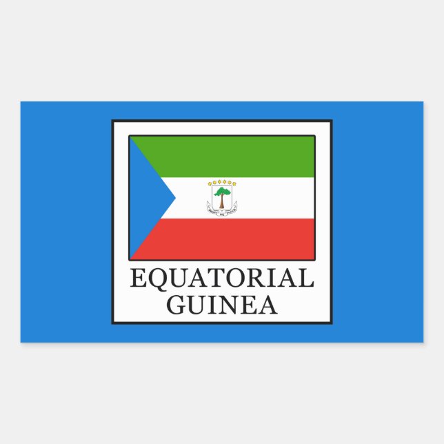Equatorial Guinea Rectangular Sticker (Front)