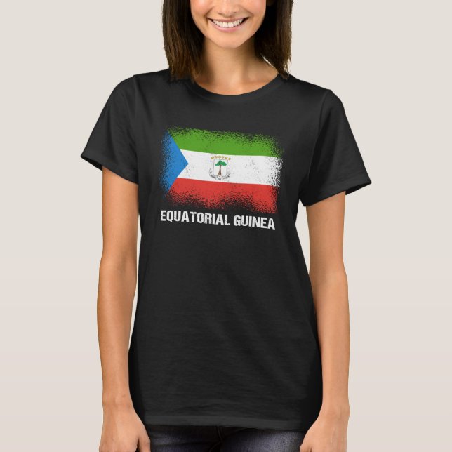 Equatorial Guinean Flag Equatorial Guinea T-Shirt (Front)