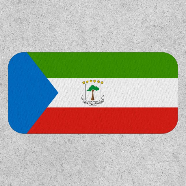 Equatorial Guinean Flag, Flag of Equatorial Guinea Patch (Front)