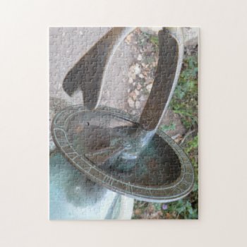 Equatorial Sundial Jigsaw Puzzle by LLChemis_Creations at Zazzle