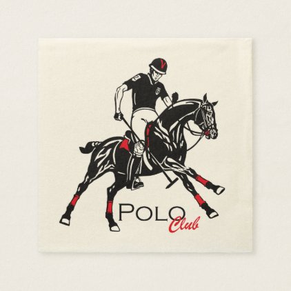 equestria polo sport club napkin