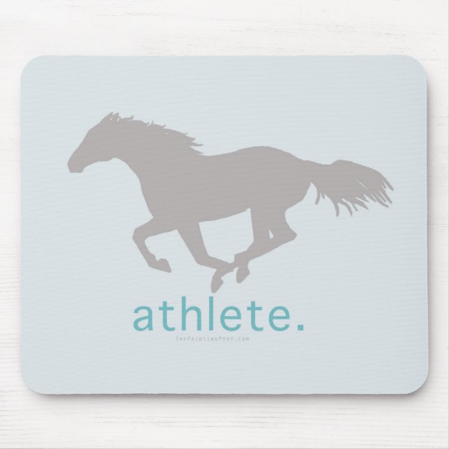 Equestrian Athlete Mouse Pad (Front)