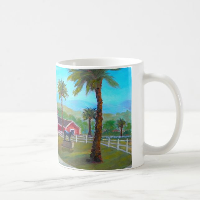 Equestrian Barn Coffee Mug (Right)