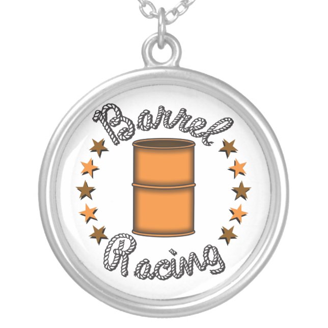 Equestrian Barrel Racing  Necklace (Front)