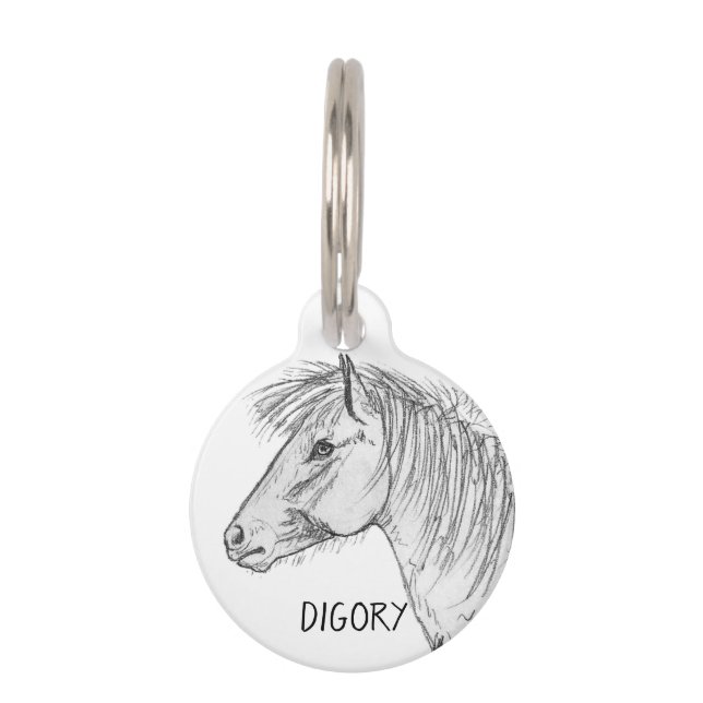 Equestrian Bridle Name Tag (Front)