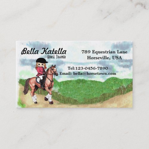 Equestrian Business Card