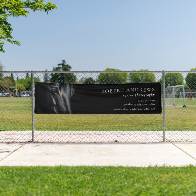Equestrian Business Equine Pet Photography Banner (Insitu)