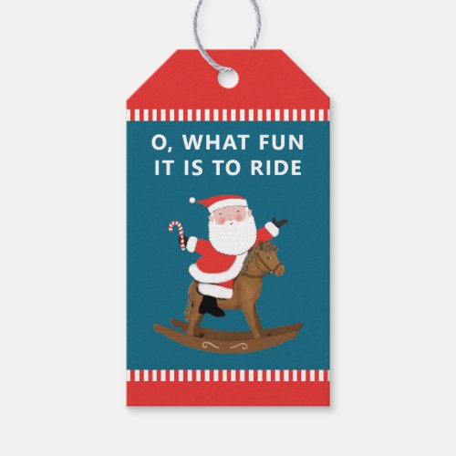 Equestrian Christmas Gift Tags