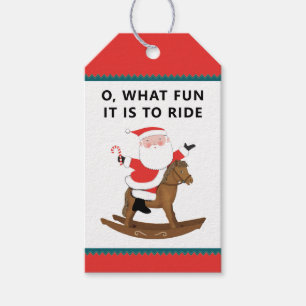 Equestrian Christmas Gift Tags
